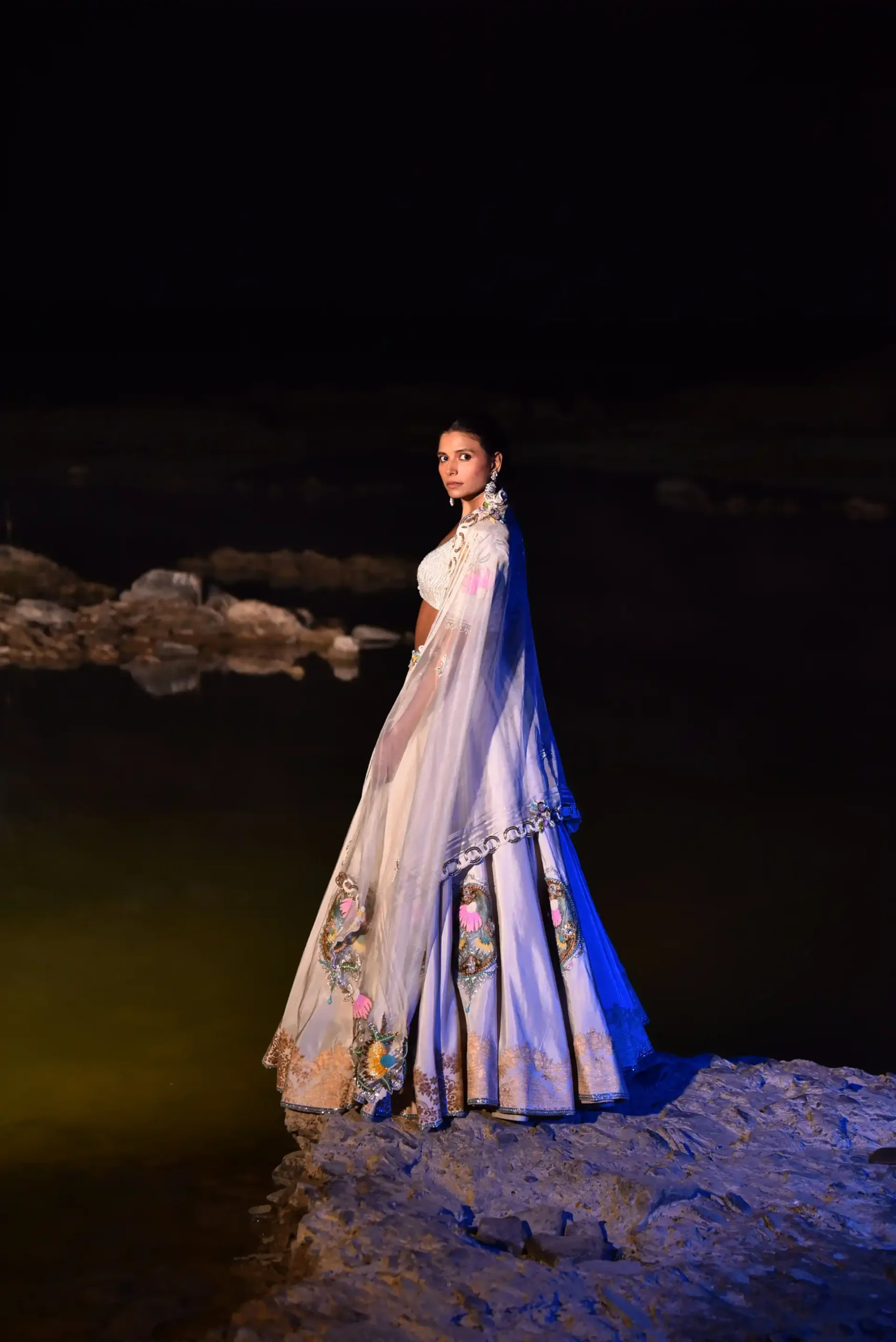 The Mughal Kaleen Lehenga - Image 4