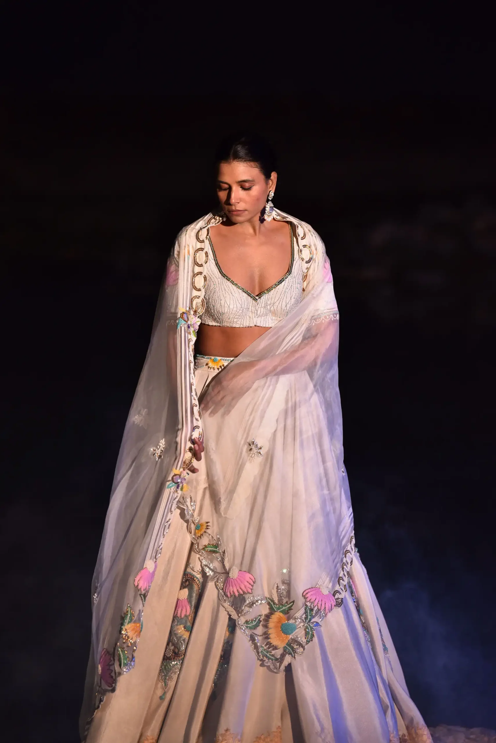 The Mughal Kaleen Lehenga - Image 5