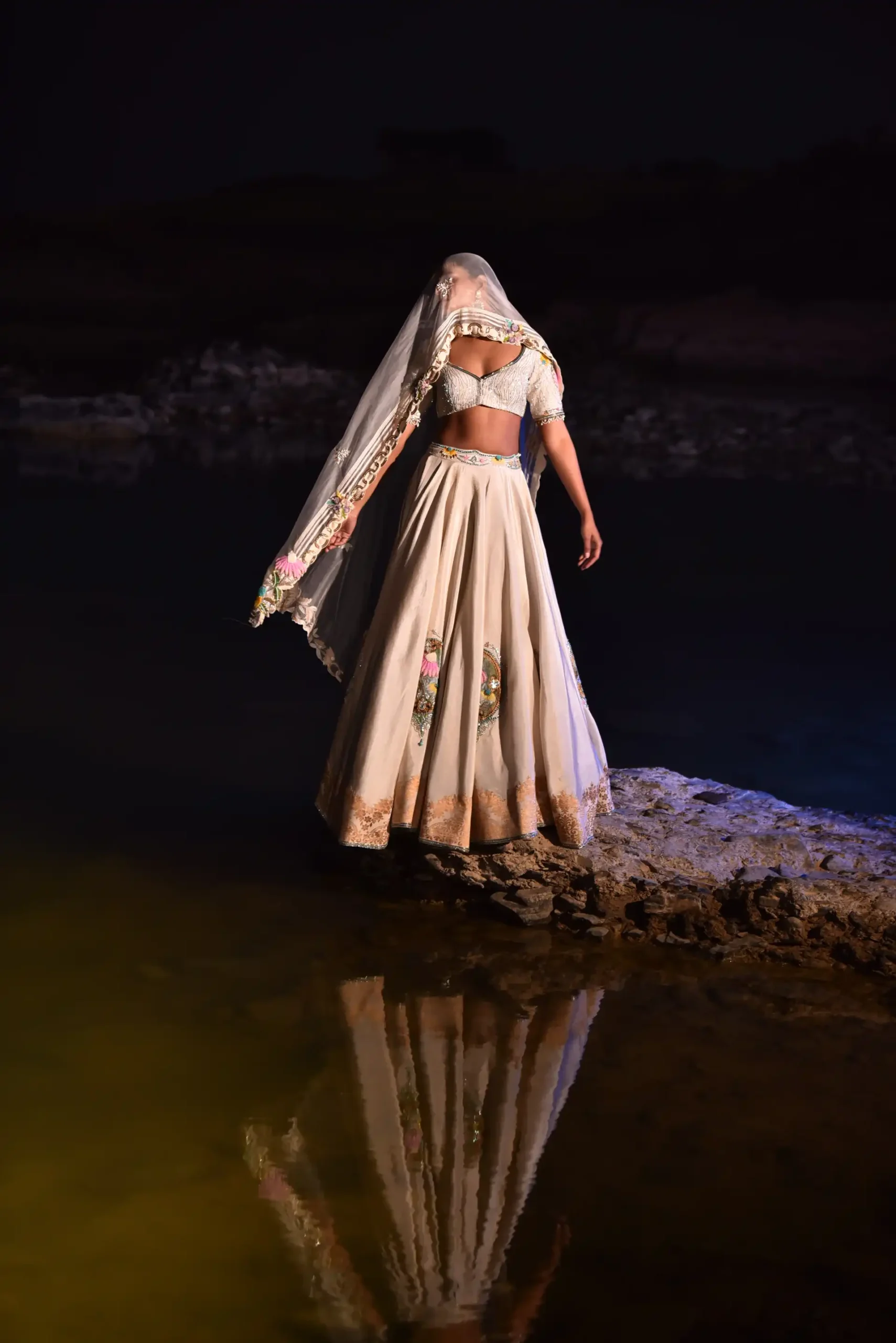 The Mughal Kaleen Lehenga - Image 3