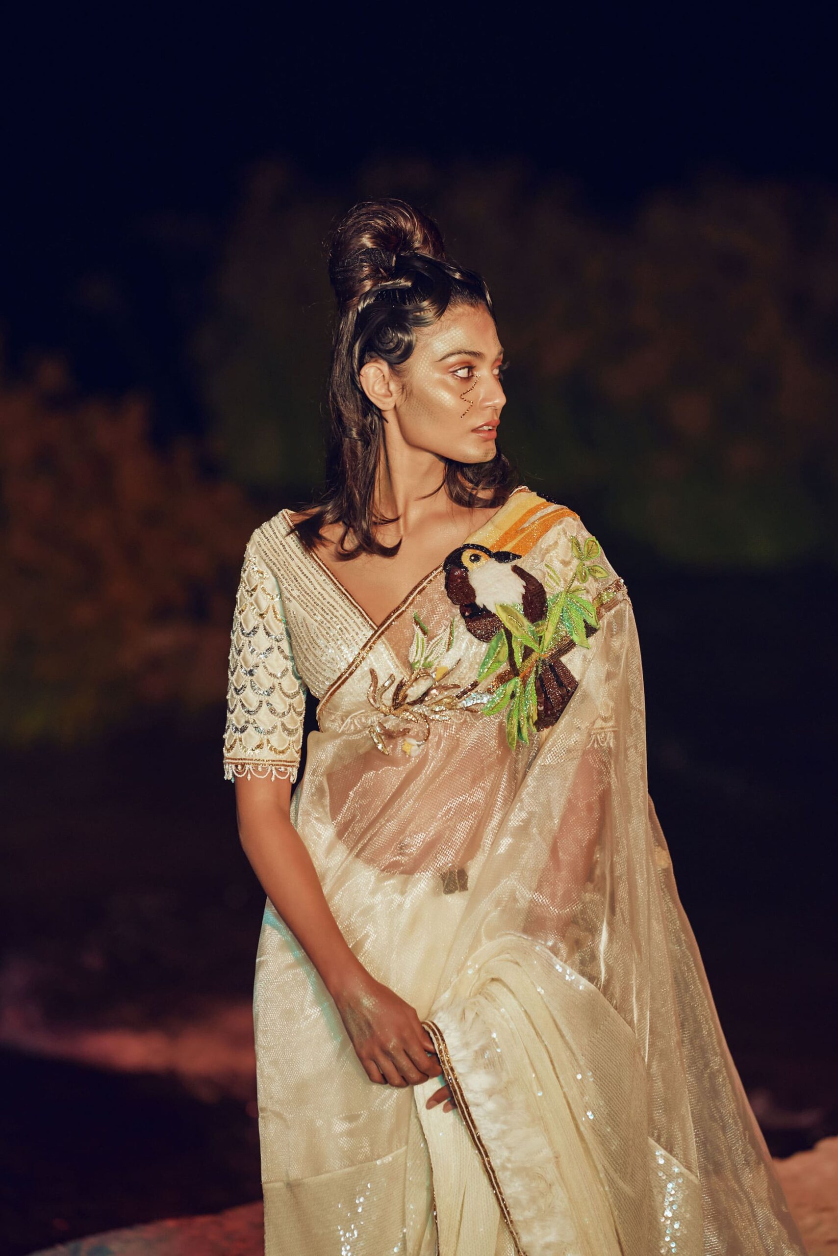 The Toco-Toucan Sari
