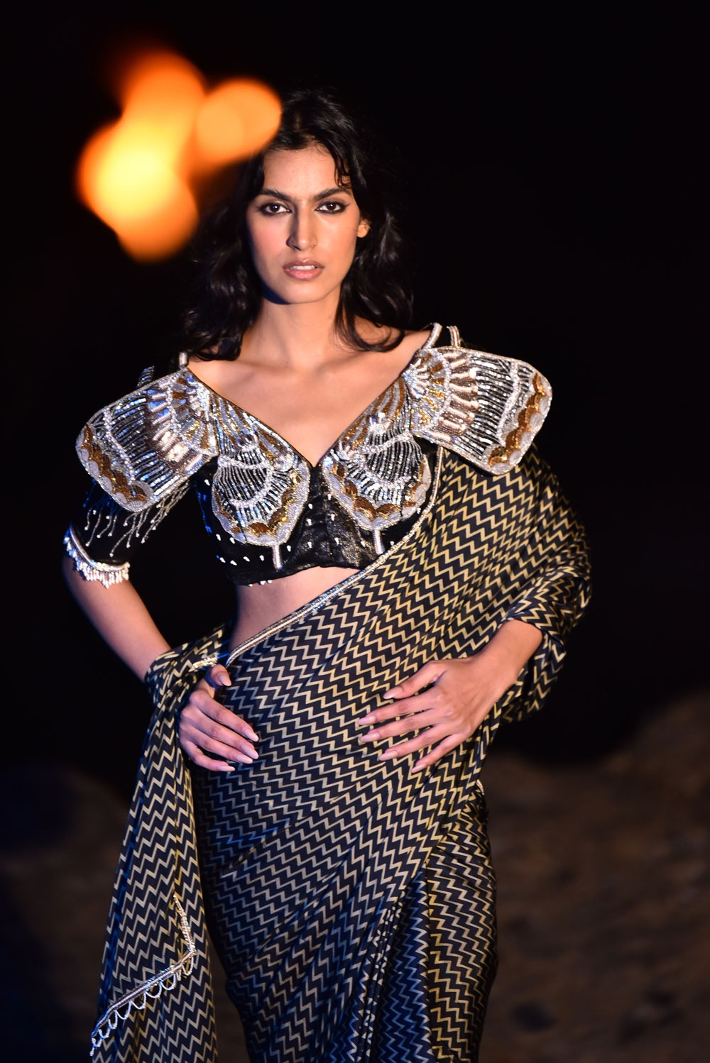 Haute Butterfly Flutter Sari