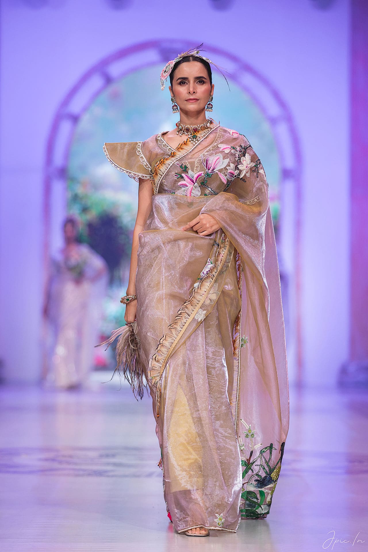Golden Camel Sari